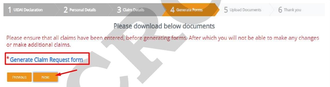 generate-claim-request-form-option